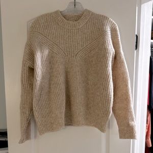 Madewell, tan sweater, size small